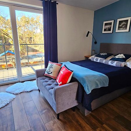 Apartament Grunwaldzka 105 Z Tarasem 5O M Do Plazy Pobierowo Dış mekan fotoğraf